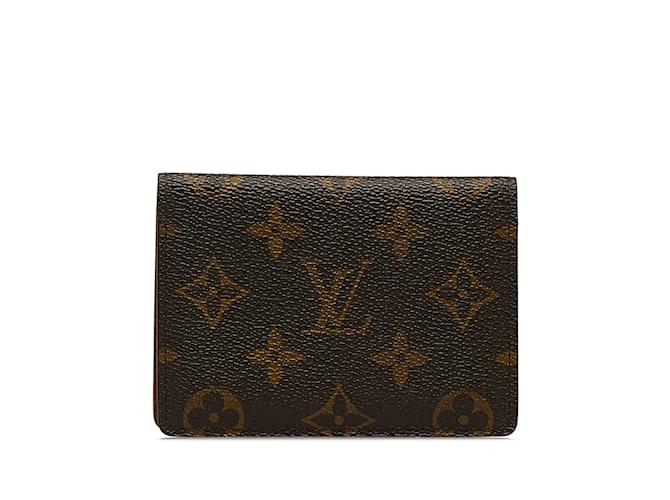 LOUIS VUITTON Purses, wallets & cases Brown Leather  ref.1227122