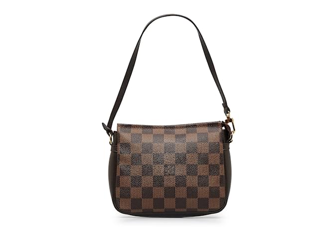 LOUIS VUITTON Handbags Pochette Accessoire Brown Cloth  ref.1227123