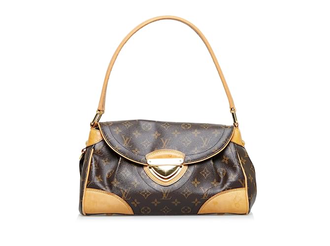 LOUIS VUITTON Handbags Beverly Brown Cloth  ref.1227126
