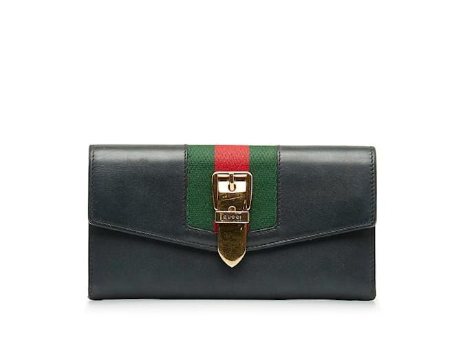 GUCCI Wallets Black Leather  ref.1227159