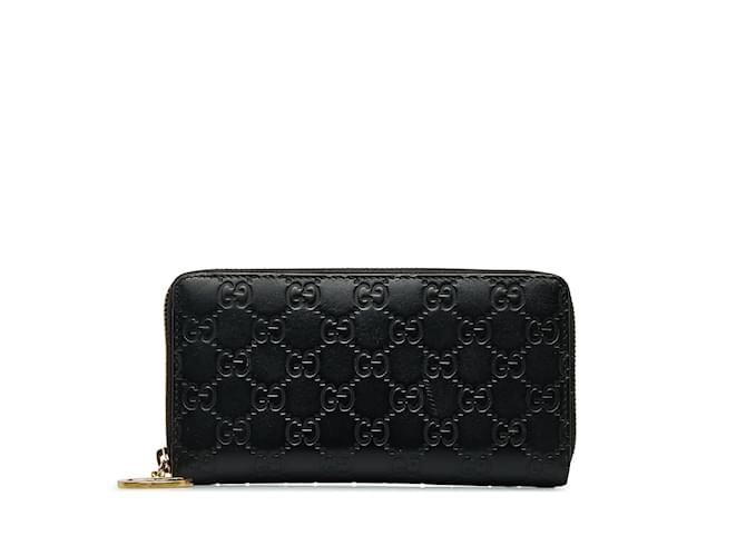 GUCCI Wallets Black Leather  ref.1227184