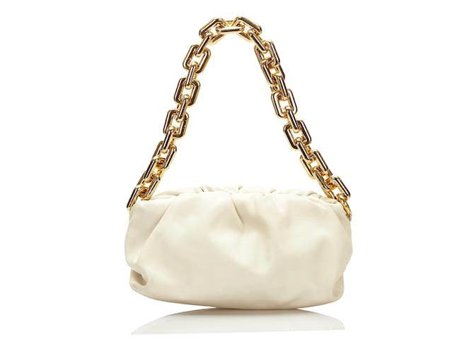 BOTTEGA VENETA Handbags Veneta White Leather  ref.1227222
