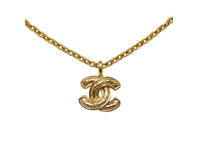 Chanel Necklaces Golden Metal  ref.1227225