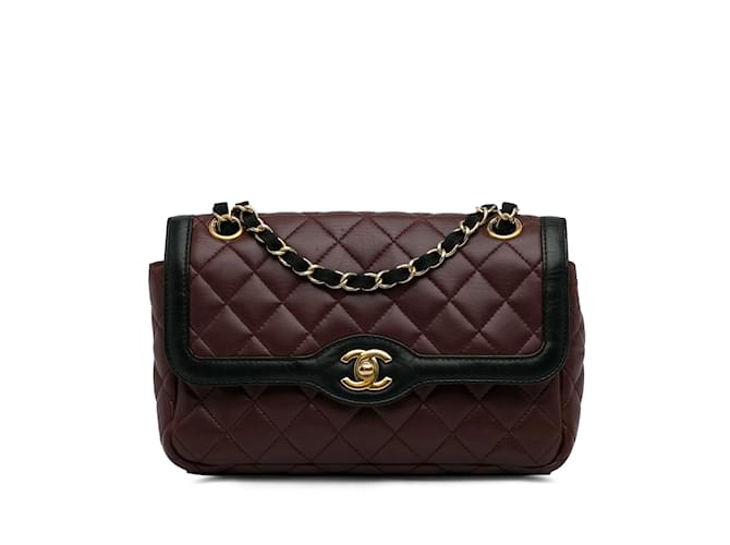 CHANEL Sacs à main Intemporels/classique Cuir Rouge  ref.1227267