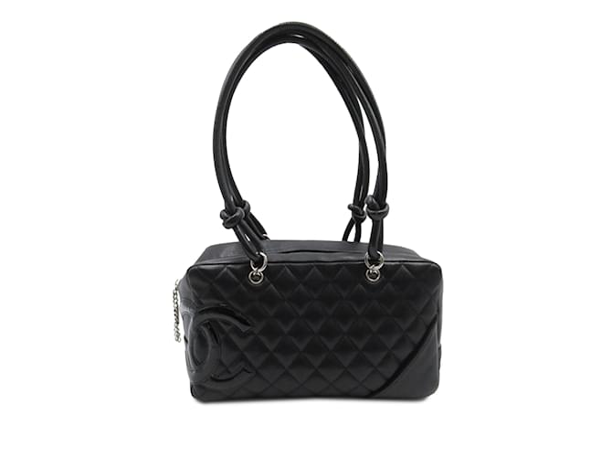 CHANEL Handbags Cambon Black Leather  ref.1227273