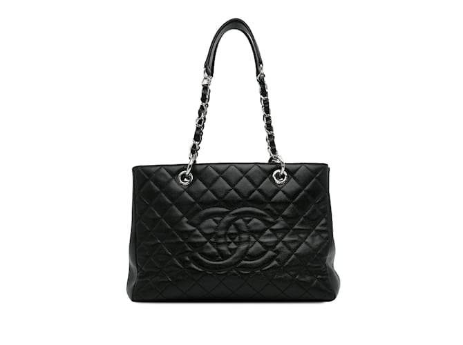 CHANEL Handbags Grand shopping Black Leather  ref.1227287