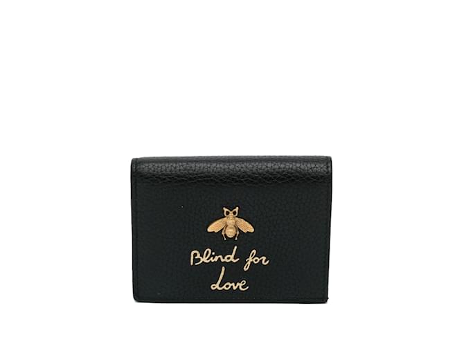 GUCCI Wallets Black Leather  ref.1227303