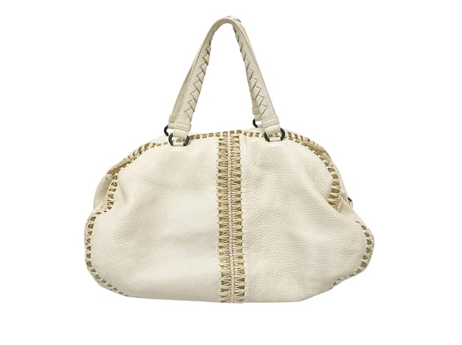 BOTTEGA VENETA Handbags Veneta White Leather  ref.1227308