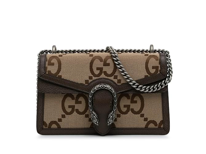 GUCCI Handbags Dionysus Brown Leather  ref.1227310