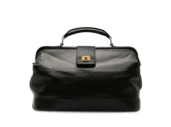 Céline CELINE Handbags Other Black Linen  ref.1227388