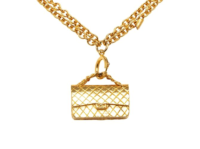 Chanel Necklaces Golden Metal  ref.1227399