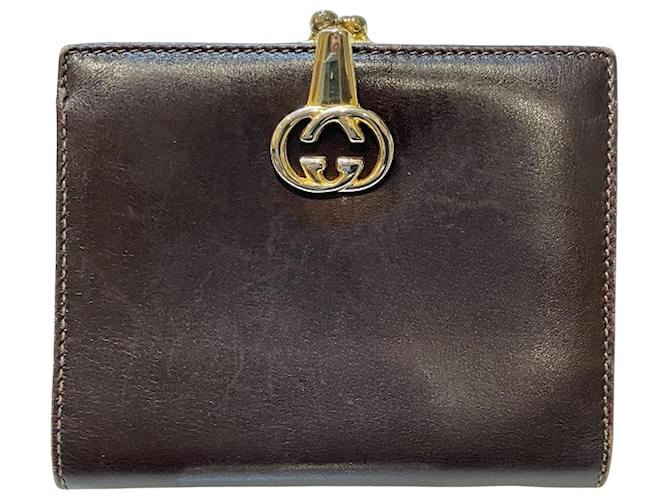 gucci Brown Leather  ref.1227441