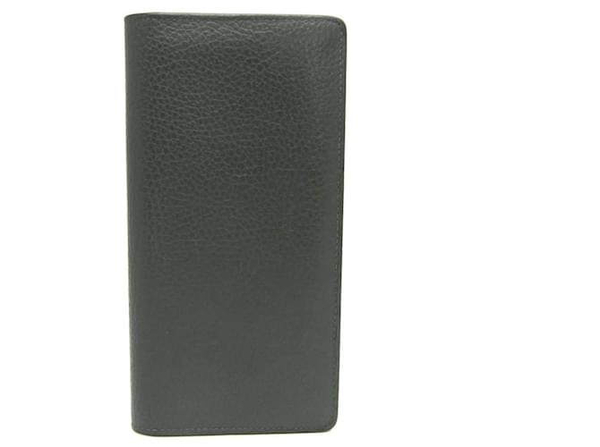 Louis Vuitton Portefeuille Brazza Black Leather  ref.1227449