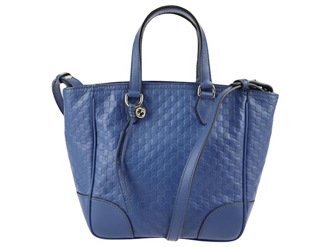 gucci Blue Leather  ref.1227456