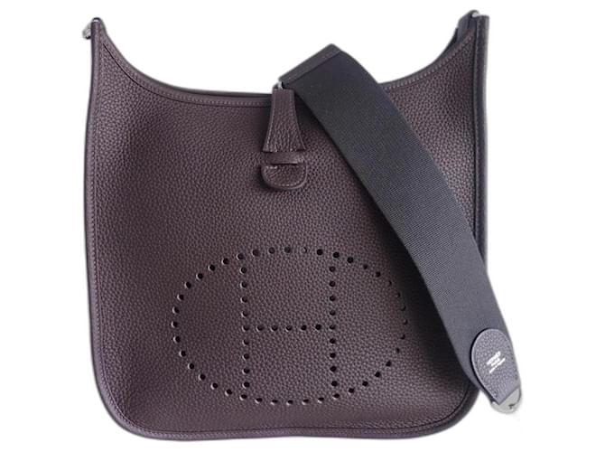 Hermès Evelyne bag 29 Brown Leather  ref.1227480