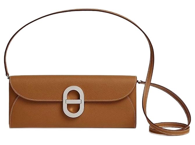 Chaîne d'ancre Bolsa Hermès Chaine D’Ancre To Go Marrom Camel Couro
