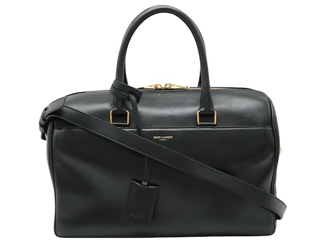 Saint Laurent Duffle Black Leather  ref.1227547