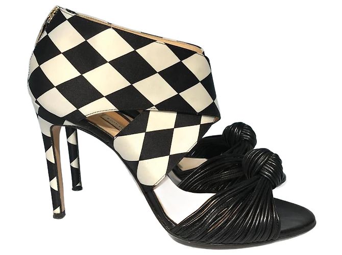 BIONDA CASTANA Sandalen T.EU 39 Leder Schwarz
