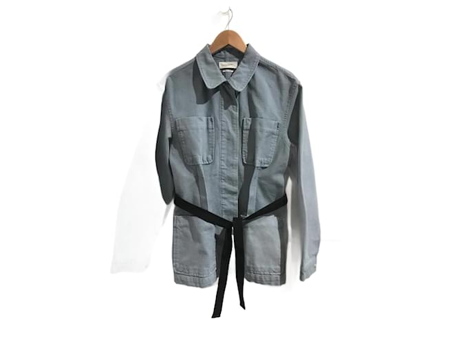 ISABEL MARANT ETOILE  Jackets T.International S Cotton Blue  ref.1227583