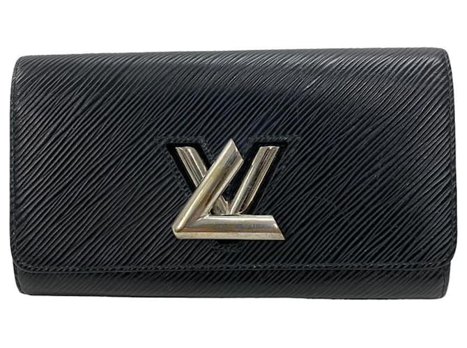 Louis Vuitton Twist Cuir Noir  ref.1227654