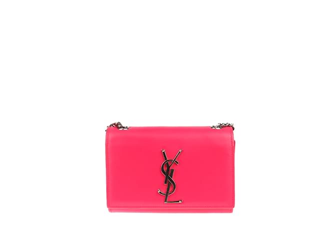 Yves Saint Laurent Sac à bandoulière Kate en cuir 344620 Rose  ref.1227765