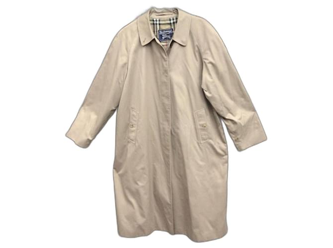 imperméable Burberry vintage taille 48 Coton Polyester Beige  ref.1227832