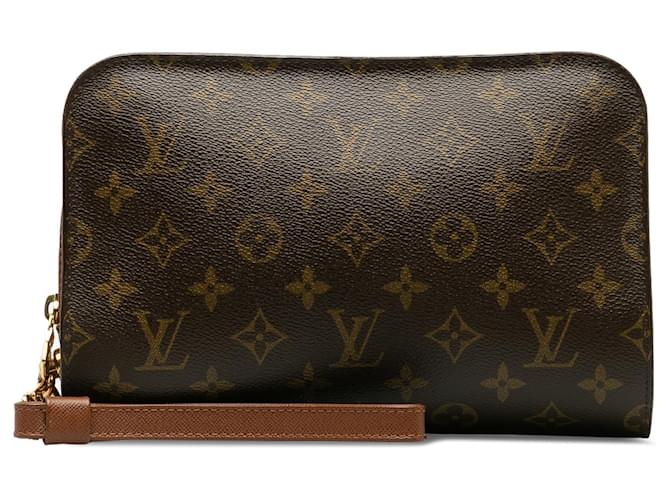 Louis Vuitton Brown Monogram Orsay Cloth  ref.1227844