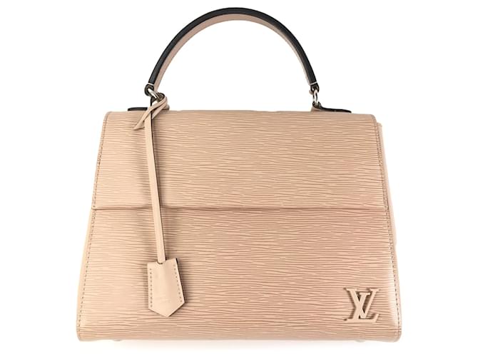 Louis Vuitton Brown Epi Cluny MM Beige Leather  ref.1227875