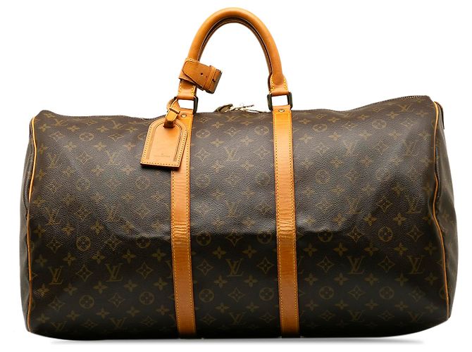 Louis Vuitton Monograma Marrom Keepall 55