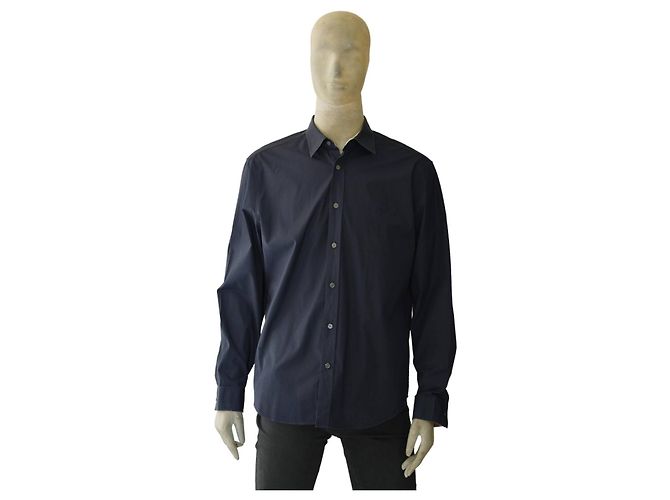 Camicia Burberry Brit blu in cotone da uomo XXL