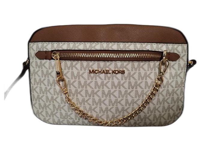 Sac cabas Michael Kors en fourrure crème