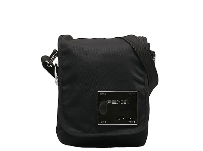 Fendi Nylon Crossbody Bag 26772.0 Black Cloth  ref.1227942