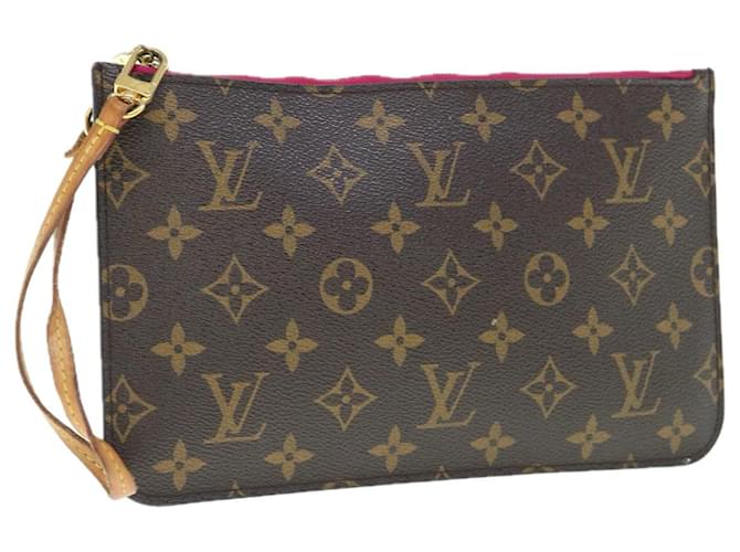 LOUIS VUITTON Monogram Neverfull MM Pouch Accessory Pouch LV Auth 64377 Cloth  ref.1228045