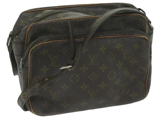 LOUIS VUITTON Monogram Migra Tour Umhängetasche Nr.201 LV Auth bs11511 Monogramm Leinwand  ref.1228077