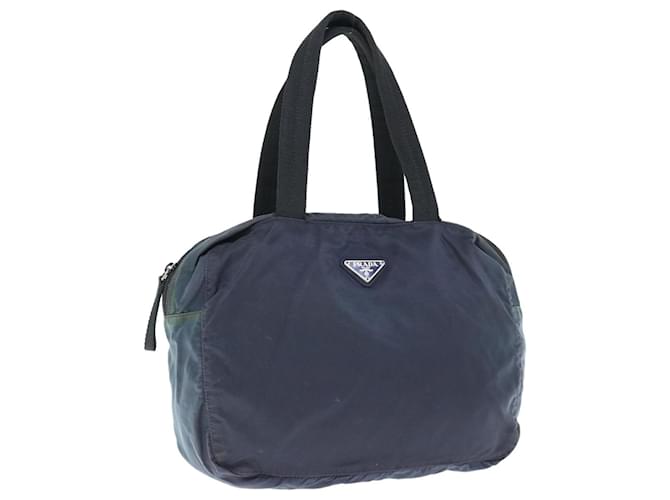 PRADA Hand Bag Nylon Navy Auth 64462 Navy blue  ref.1228093