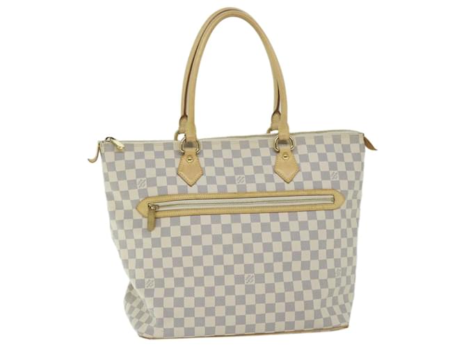 LOUIS VUITTON Damier Azur Saleya GM Tote Bag N51184 Auth LV 64585  ref.1228126