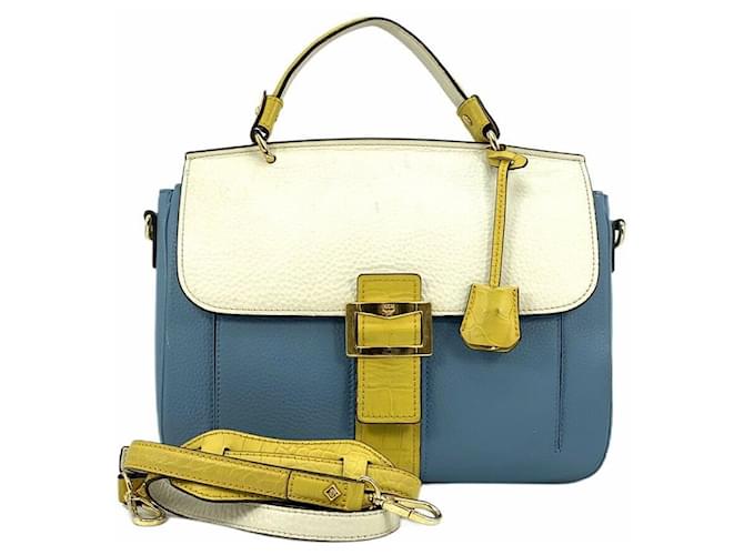 Elegante MCM Leder Tasche Henkeltasche Handtasche Shopper Schultertasche Retro  ref.1228142