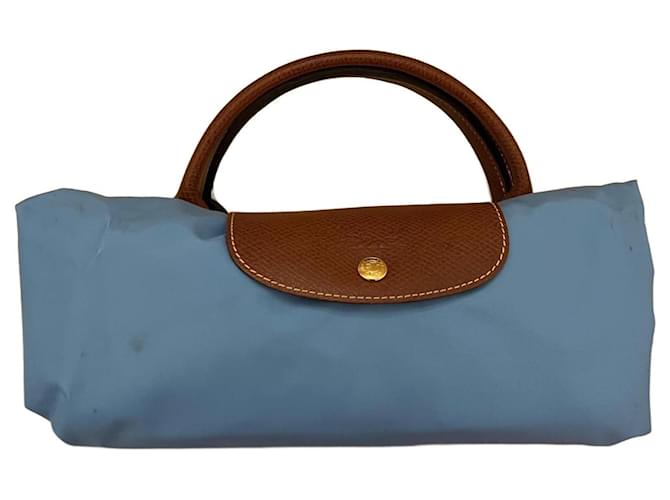 Pliage Longchamp Mala de viagem Azul Lona  ref.1228177