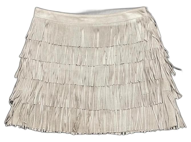 Michael Kors Skirts Taupe Suede  ref.1228191