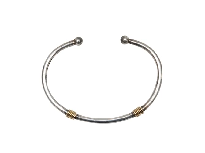 Sterling Silver & Brass Tiffany & Co. cuff bracelet Silvery  ref.1228285