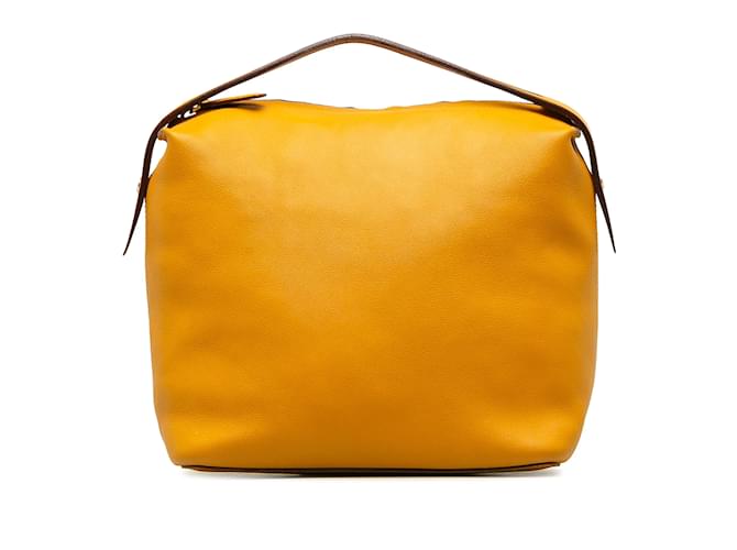 Yellow Loewe Leather Handbag  ref.1228314
