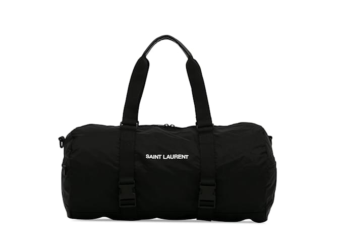 Duffle Schwarze Nuxx-Reisetasche aus Nylon von Saint Laurent Leinwand  ref.1228351