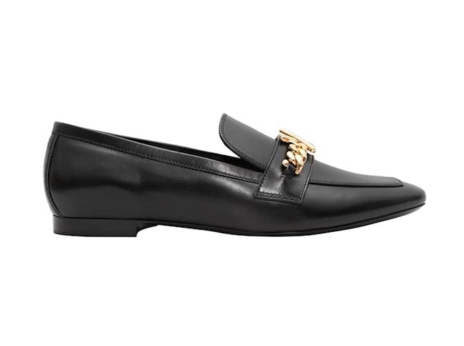 Black Louis Vuitton Upper Case Loafers Size 40 Leather  ref.1228401