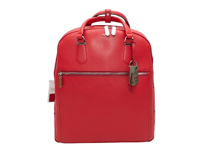 Red Tumi Stanton Leather Backpack  ref.1228417