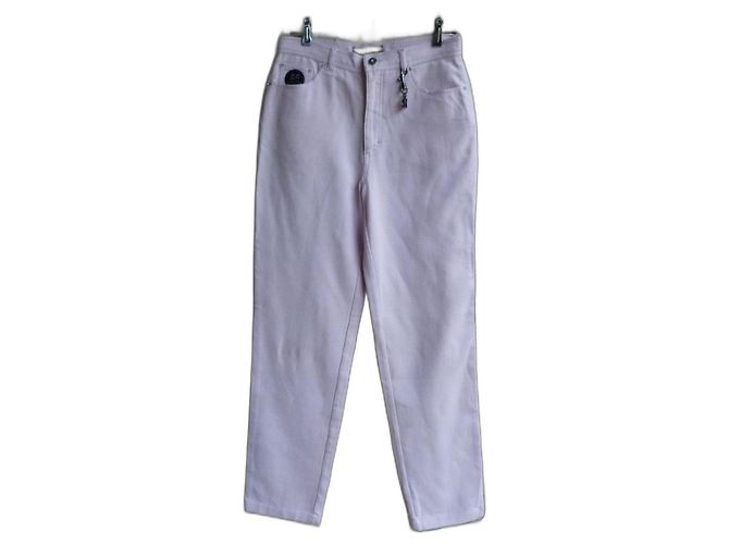 Calça Sonia Rykiel Rosa de Algodão Alveolar