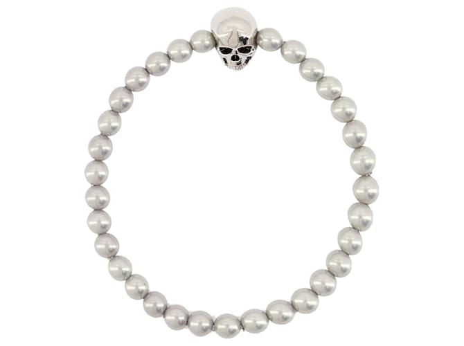 Skull Bracelet - Alexander McQueen - Metal - Metallic  ref.1228618