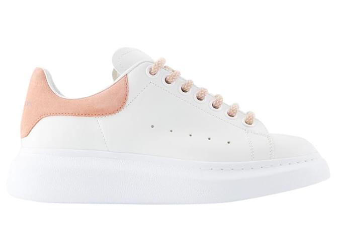Oversized Sneakers - Alexander Mcqueen - Leather - White Pony-style calfskin  ref.1228621