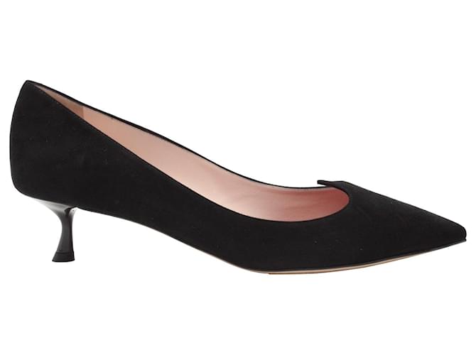 Roger Vivier I Love Vivier Pumps in Black Suede  ref.1228646