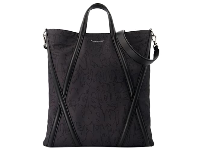 Harness Shopper Bag - Alexander McQueen - Nylon - Black  ref.1228647