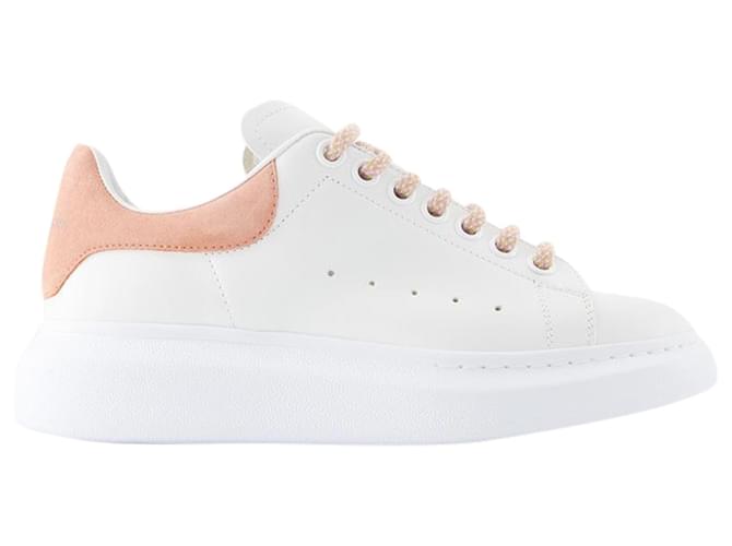 Oversized Sneakers - Alexander Mcqueen - Leather - White Pony-style calfskin  ref.1228666